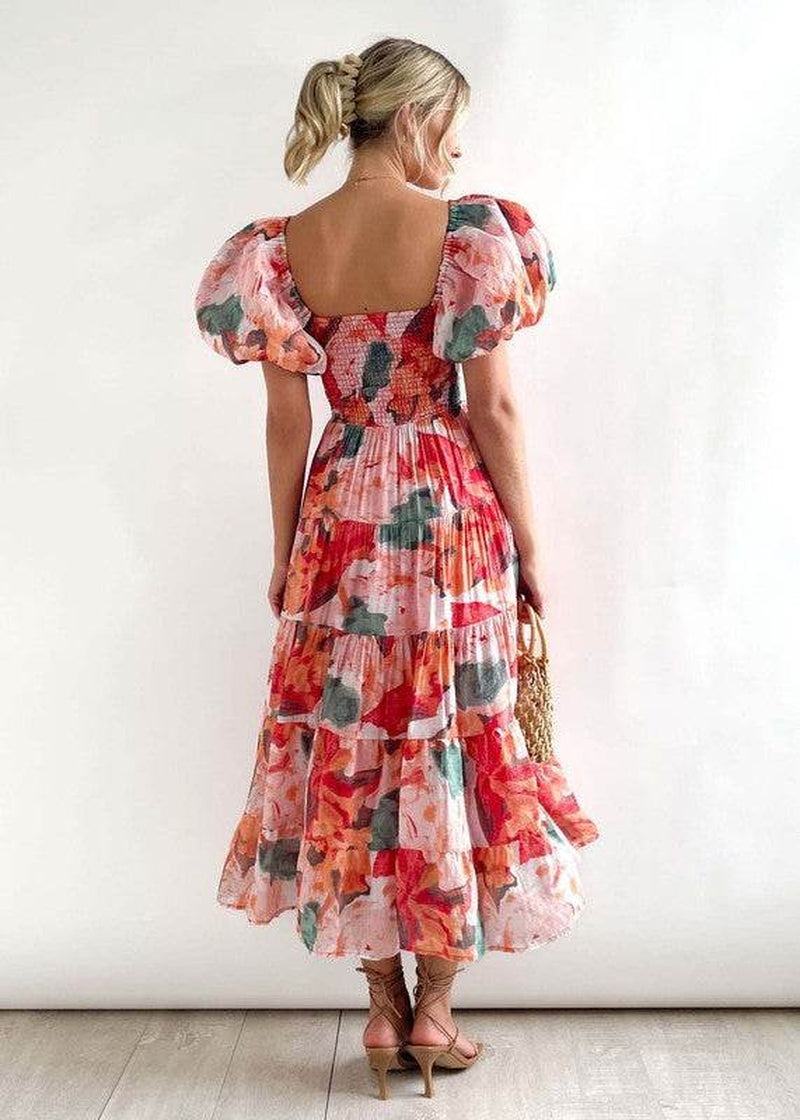 Women Dress off Shoulder - Elegant High Waist Maxi for Any Occasion