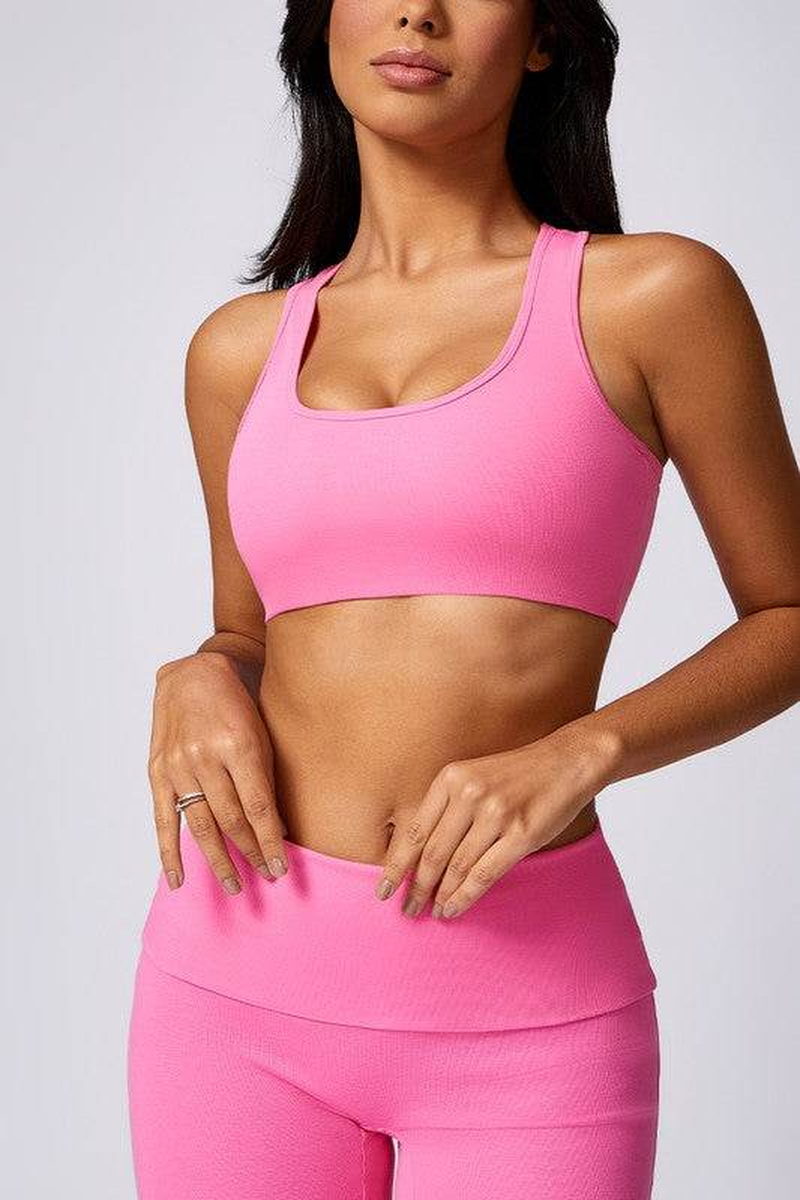 Back Running Sport Bras-Soft, Quick Drying Yoga Tight for Active Women