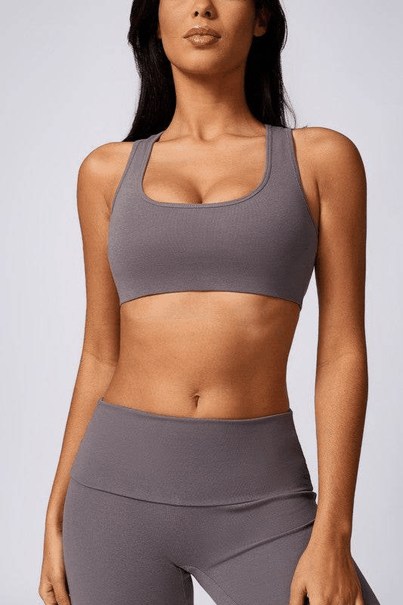 Back Running Sport Bras-Soft, Quick Drying Yoga Tight for Active Women
