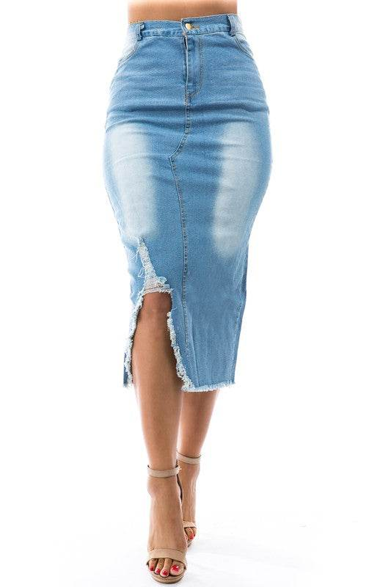 Stylish Denim Maxi Skirts - Effortless Elegance & Ultimate Comfort