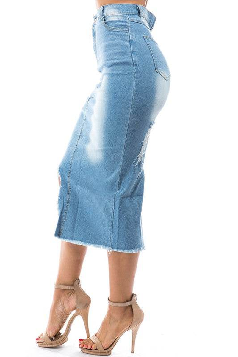 Stylish Denim Maxi Skirts - Effortless Elegance & Ultimate Comfort