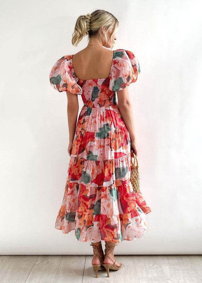 Women Dress off Shoulder - Elegant High Waist Maxi for Any Occasion