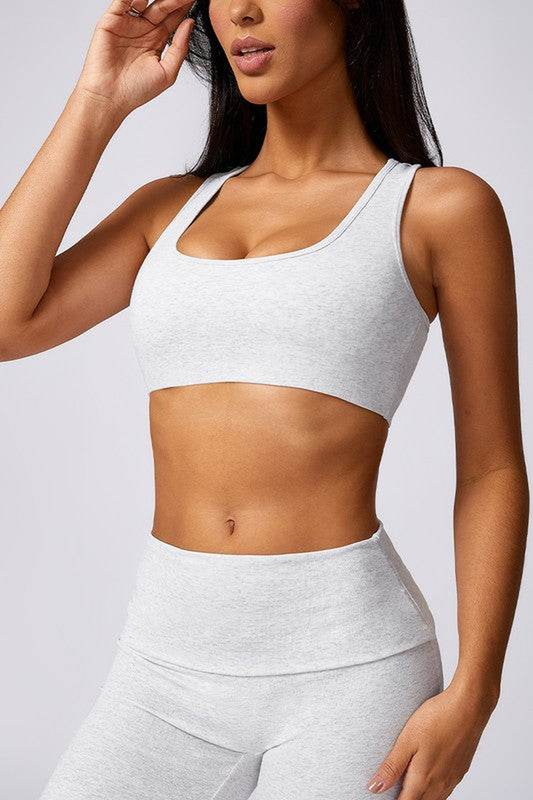 Back Running Sport Bras-Soft, Quick Drying Yoga Tight for Active Women