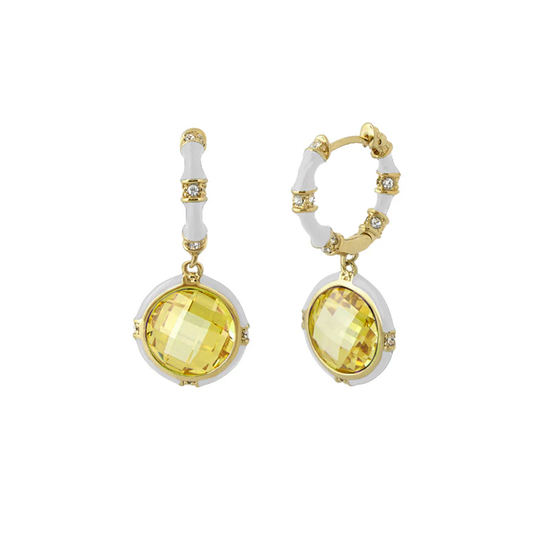 Charming Earrings -Elegant Prince Charming Collection with Gold Finish